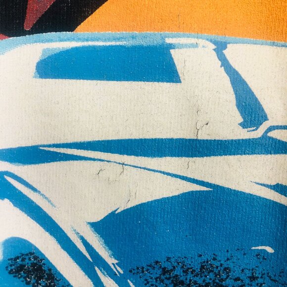 Universal Studios Knight Rider Kitt Graphic Tee Sz Medium LS Black Mineral Wash - Picture 8 of 8